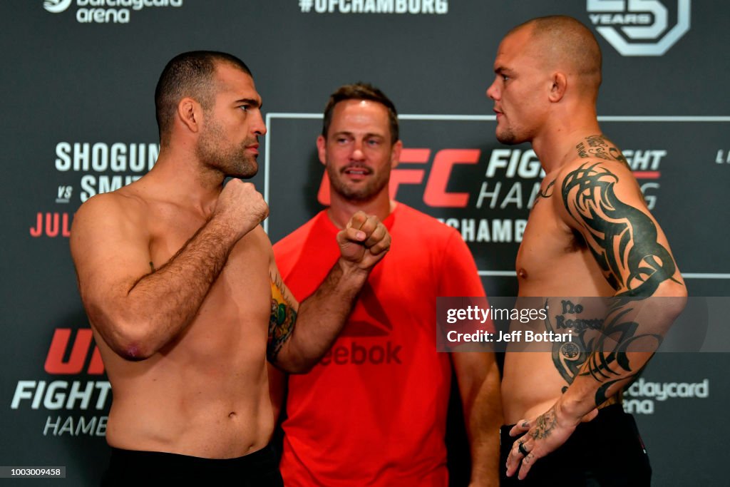 UFC Fight Night Shogun v Smith: Weigh-ins