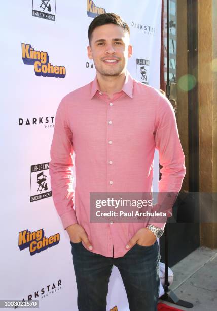 Actor Jonny Riojas attends the premiere of Dark Star Pictures' "King Cohen" at Ahrya Fine Arts Theater on July 20, 2018 in Beverly Hills, California.