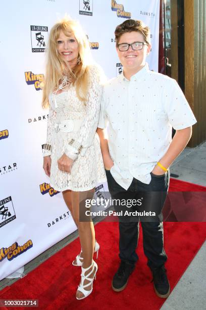 Actress Laurene Landon attends the premiere of Dark Star Pictures' "King Cohen" at Ahrya Fine Arts Theater on July 20, 2018 in Beverly Hills,...