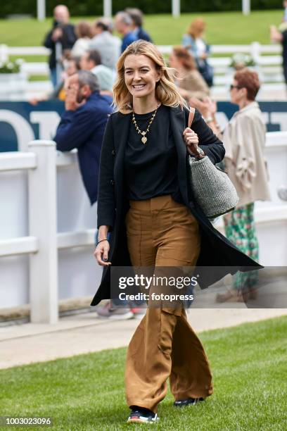 Marta Ortega attends during CSI Casas Novas Horse Jumping Competition on July 21, 2018 in A Coruna, Spain.