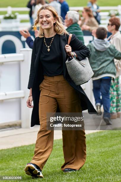 Marta Ortega attends during CSI Casas Novas Horse Jumping Competition on July 21, 2018 in A Coruna, Spain.