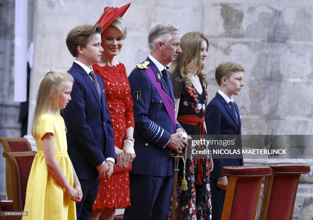 BELGIUM-ROYALS-NATIONAL-DAY