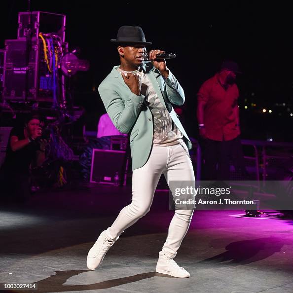 Ne Yo Performance Singer Ne-Yo performs on stage at Chene Park Amphitheater on July 20 ...