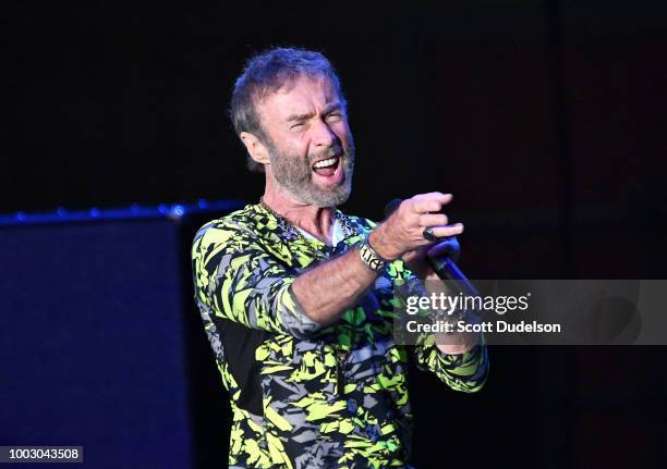 Singer Paul Rodgers, co founder of the classic rock bands Free and Bad Company, performs onstage during the 'Stars Align Tour' at Five Points...