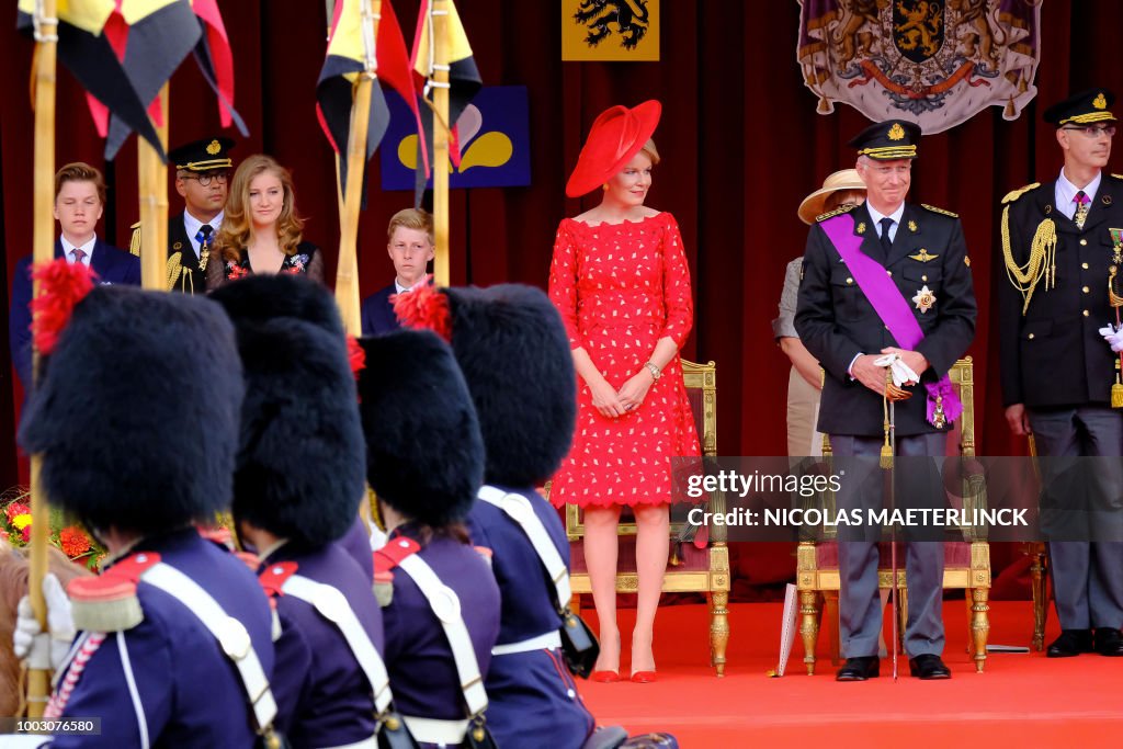 BELGIUM-ROYALS-NATIONAL-DAY