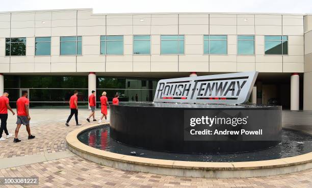 General view of Liverpool during a tour of Roush Fenway Racing on July 21, 2018 in Charlotte, North Carolina.