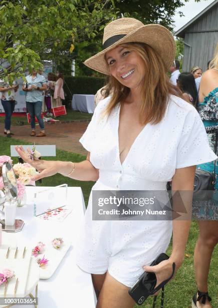 Jill Zarin attends The Inaugural Hamptons Interactive Influencer Brunch Hosted By East End Taste Produced By Ticket2Events at Topping Rose House on...