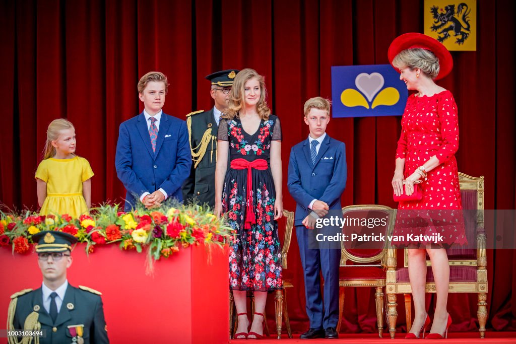 Belgian Royals Attend National Day