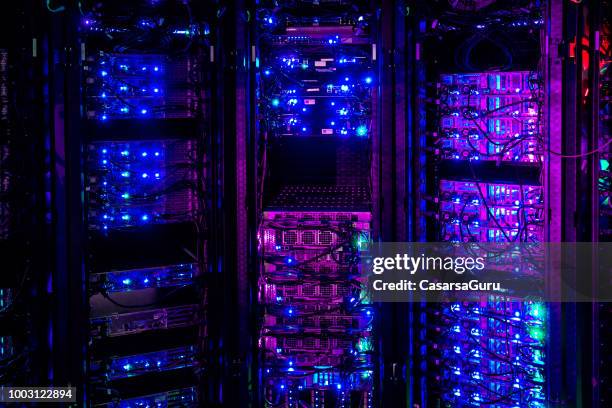 567 Blue Lit Servers Stock Photos, High-Res Pictures, and Images ...