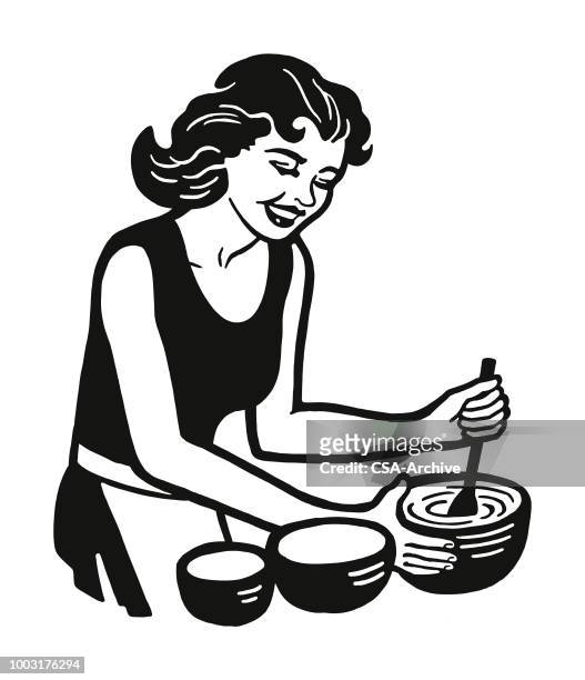 女性料理 - chili woman点のイラスト素材／クリップアート素材／マンガ素材／アイコン素材