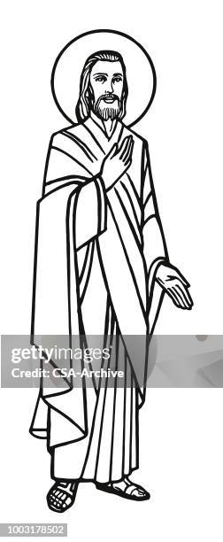 jesus - christianity stock illustrations
