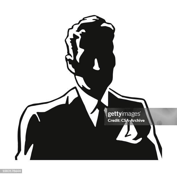 ilustraciones, imágenes clip art, dibujos animados e iconos de stock de shadowed hombre - wow face man