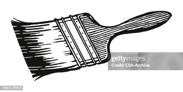 paintbrush - paintbrush stock illustrations