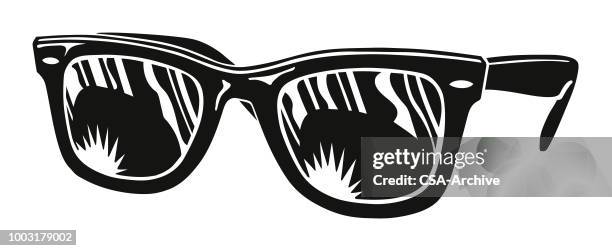 sonnenbrille - sonnenbrille stock-grafiken, -clipart, -cartoons und -symbole