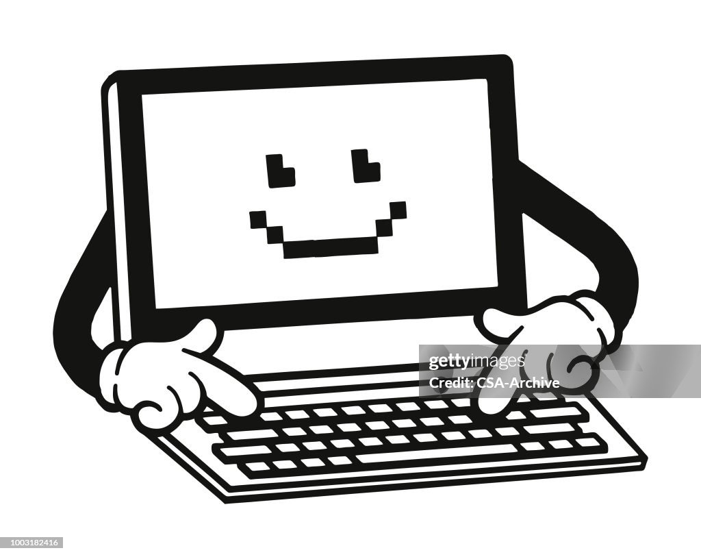 Écran d’ordinateur clavier