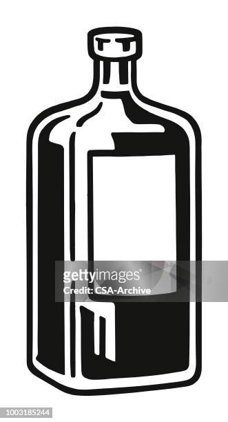 1 flasche - vodka stock-grafiken, -clipart, -cartoons und -symbole