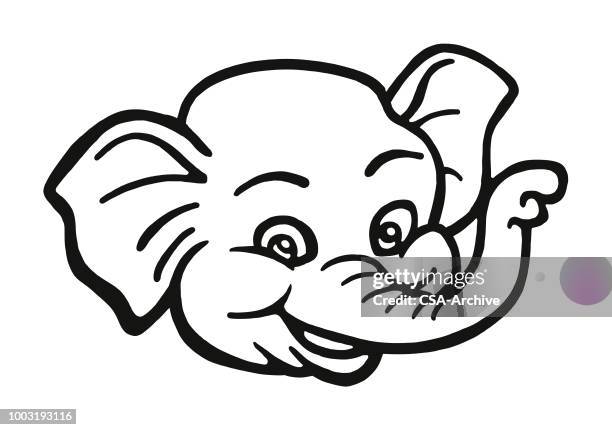 elephant - elephant trunk stock illustrations