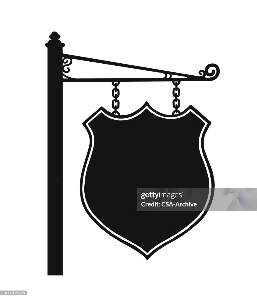 Shiled Sign Shield Sign High-Res Vector Graphic - Getty Images