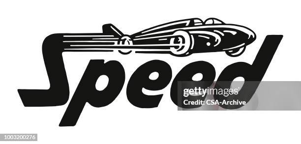 speed - car logo stock illustrations