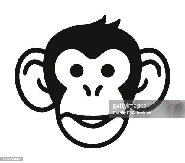 猴子 - 猴子 幅插畫檔、美工圖案、卡通及圖標