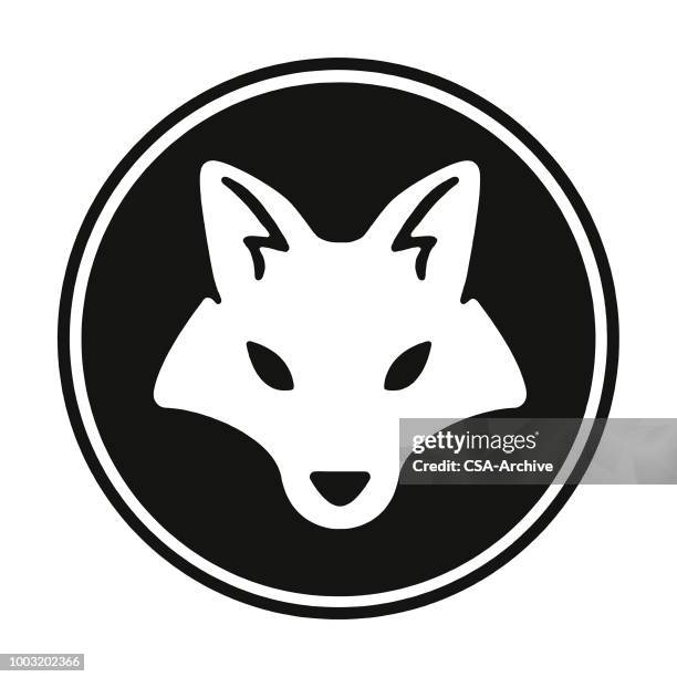 illustrations, cliparts, dessins animés et icônes de fox - fox logo