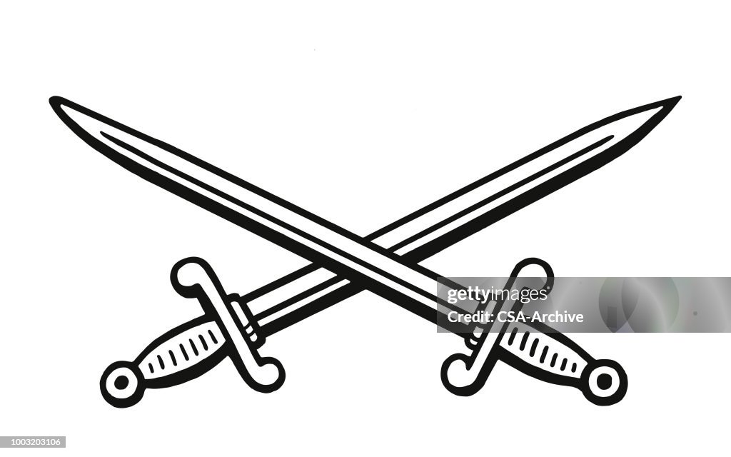 3,600+ Crossed Swords Stock Illustrations, Royalty-Free Vector
