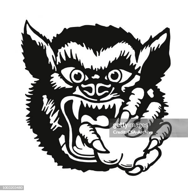 werewolf - hand claw stock illustrations