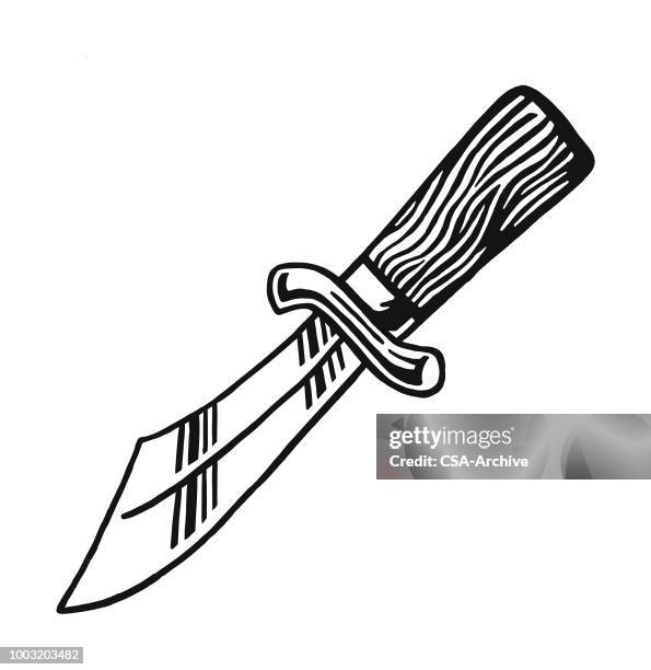 knife - dagger stock illustrations
