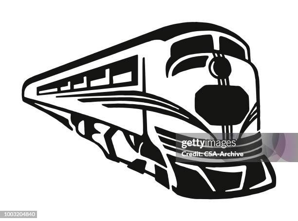train - railroad stock illustrations