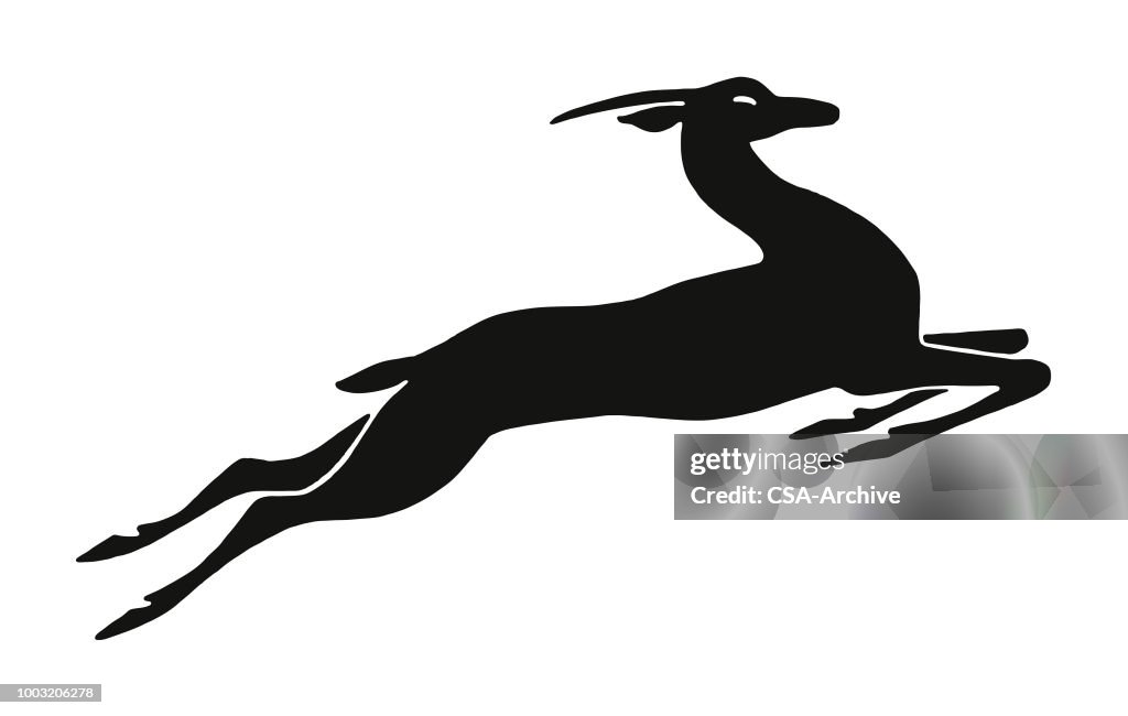 Leaping Deer