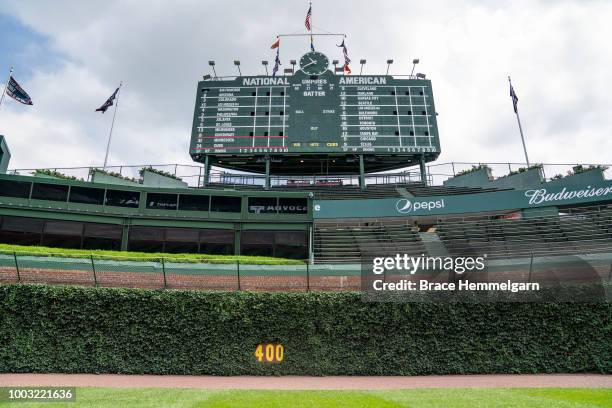 Wrigley Field Outfield Photos and Premium High Res Pictures Getty Images Wrigley Field Outfield Photos and Premium High Res Pictures Getty Images