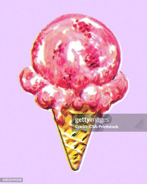 stockillustraties, clipart, cartoons en iconen met ice - cream cone - ice cream cone