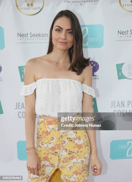 Maria Marlowe attends The Inaugural Hamptons Interactive Influencer Brunch Hosted By East End Taste Produced By Ticket2Events at Topping Rose House...