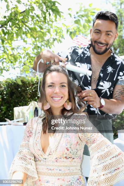 Vanessa Gordon attends The Inaugural Hamptons Interactive Influencer Brunch Hosted By East End Taste Produced By Ticket2Events at Topping Rose House...