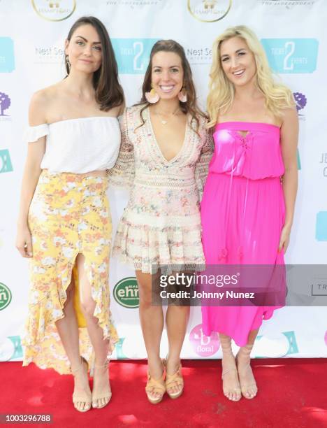 Maria Marlowe, Vanessa Gordon and Liana Werner-Gray attend The Inaugural Hamptons Interactive Influencer Brunch Hosted By East End Taste Produced By...