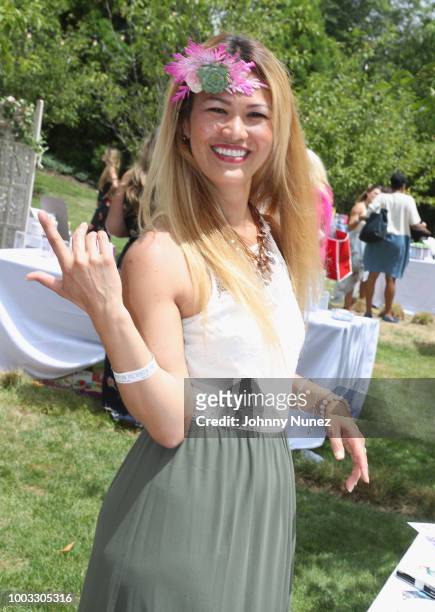 Noe Brown attends The Inaugural Hamptons Interactive Influencer Brunch Hosted By East End Taste Produced By Ticket2Events at Topping Rose House on...