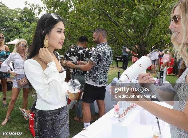 Tina Lee attends The Inaugural Hamptons Interactive Influencer Brunch Hosted By East End Taste Produced By Ticket2Events at Topping Rose House on...