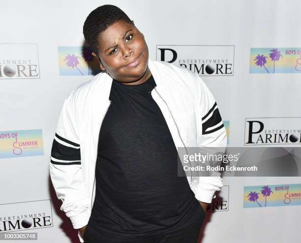 Akinyele Caldwell attends the Boys of Summer Tour Kick Off Show at Whisky a Go Go on July 21, 2018 in West Hollywood, California.