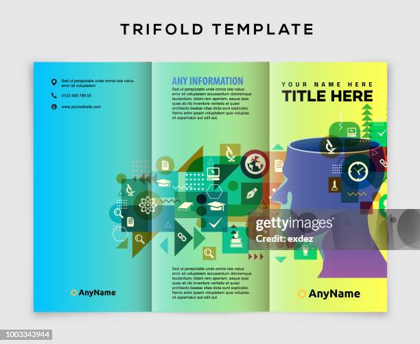 Tri Fold Visualisation Problem 61 Modern Trifold Design Stock Photos, High-Res Pictures, and Images ...