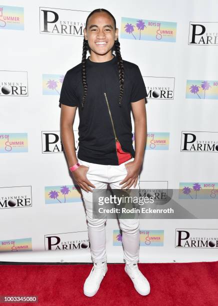 Siaki Sii attends the Boys of Summer Tour Kick Off Show at Whisky a Go Go on July 21, 2018 in West Hollywood, California.