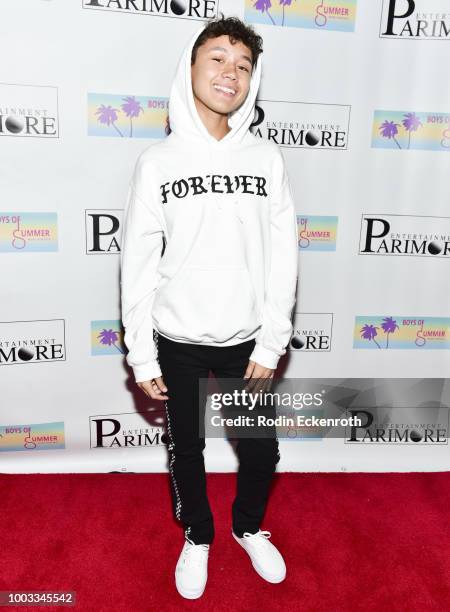 Lance Westenberg attends the Boys of Summer Tour Kick Off Show at Whisky a Go Go on July 21, 2018 in West Hollywood, California.