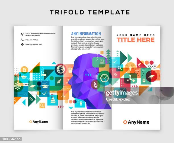 Tri Fold Visualisation Problem Modern Trifold Design Photos and Premium High Res Pictures - Getty Images