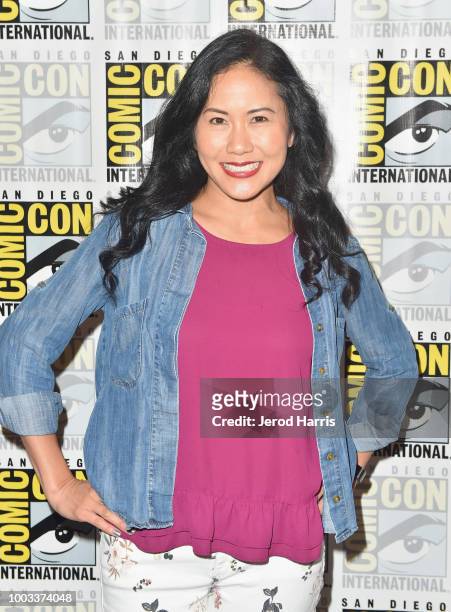 Deedee Magno attends the 'Steve Universe' Press Line during Comic-Con International 2018 at Hilton Bayfront on July 21, 2018 in San Diego, California.