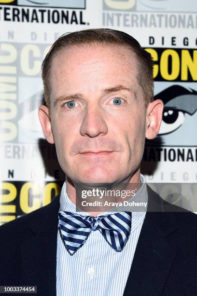 Marc Evan Jackson attends the 'The Good Place' Press Line during Comic-Con International 2018 at Hilton Bayfront on July 21, 2018 in San Diego,...