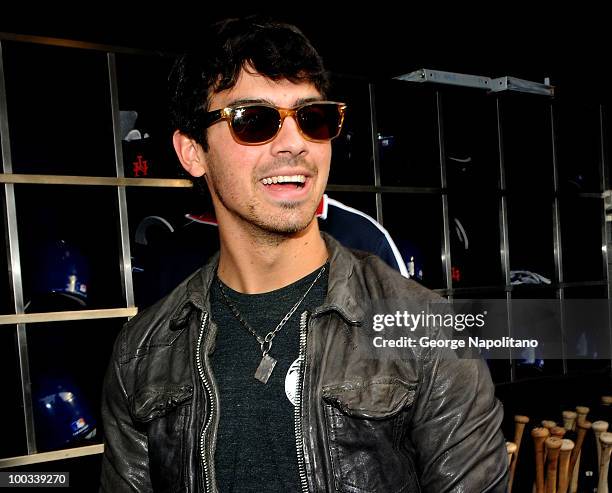 Actor and singer Joe Jonas visits Citi Field on May 22, 2010 in New York City.