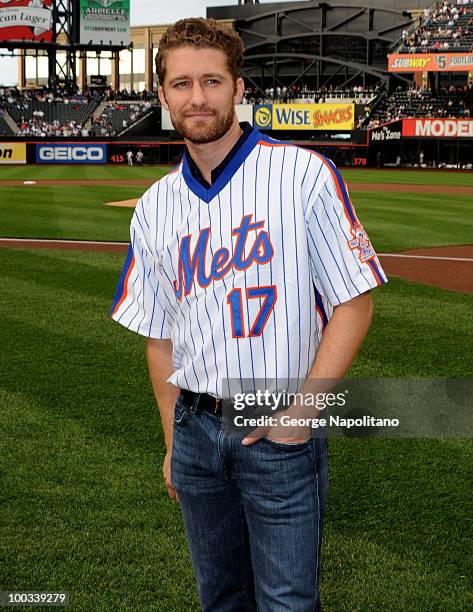 Actor Michael Morrison visits Citi Field on May 22, 2010 in New York City.