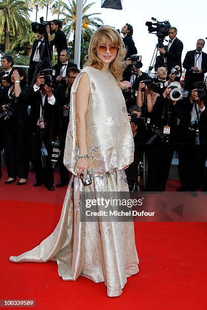 Gulnara Karimova attends the premiere of 'The Exodus - Burnt By The Sun' Premiere at the Palais des Festivals during the 63rd Annual Cannes Film...