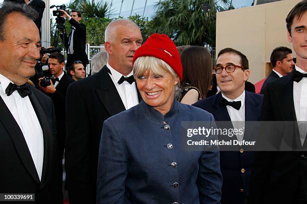 Francine Cousteau attends the premiere of 'The Exodus - Burnt By The Sun' Premiere at the Palais des Festivals during the 63rd Annual Cannes Film...