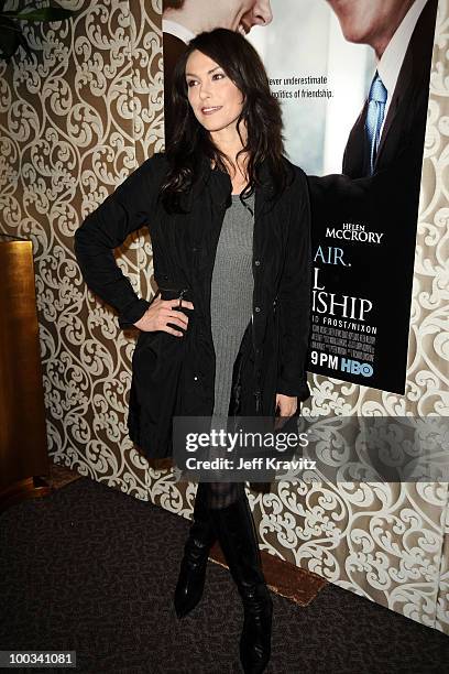 Actress Michelle Forbes arrives to the HBO premiere of "The Special Relationship" held at Directors Guild Of America on May 19, 2010 in Los Angeles,...