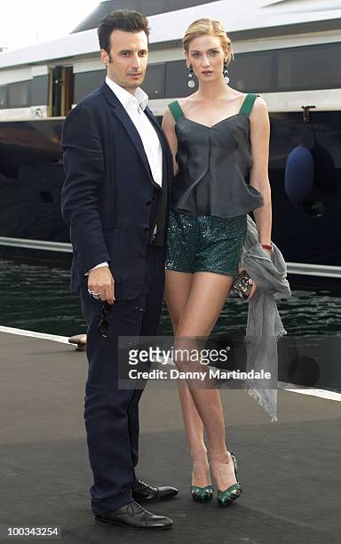 Eva Riccobono and a friend attend the 63rd Cannes Film Festival on May 19, 2010 in Cannes, France.